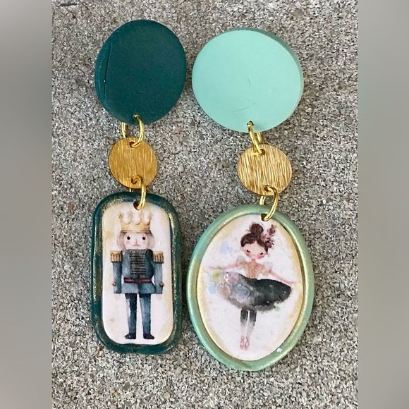susie Quinn Jewelry - Handmade Polymer clay earrings by Susie Quinn